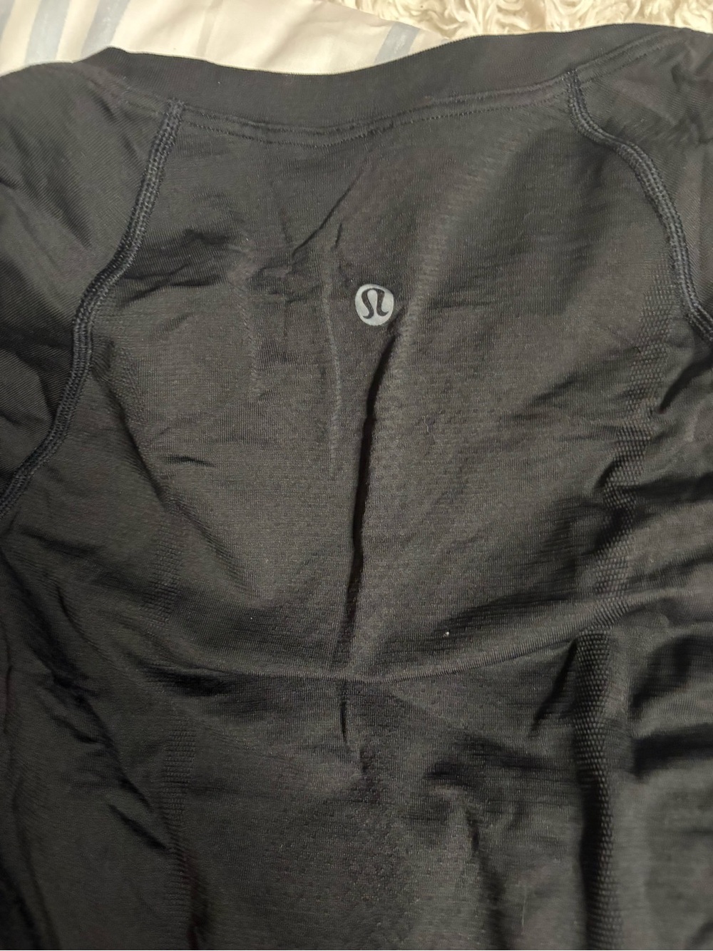 Lululemon Black Athletic Top with Vanderbilt University Logo